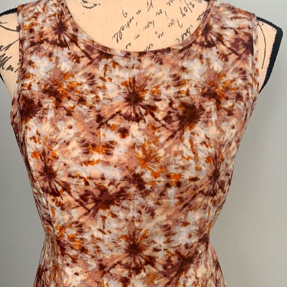 Forever 21| brown and cream dress | size Xs - Picture 3 of 5